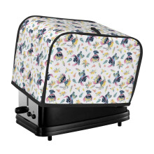 Stitch Toaster Cover 2 Slice, Bread Dust Cover & Fingerprint Protection-Polyester, Kitchen Small Appliance Covers