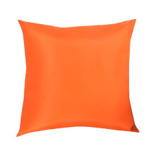 Fodera per cuscino da esterno impermeabile (senza anima) arancione, compatibile con fodere per divani da giardino, cuscino decorativo resistente