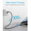 [Intel-certifierad] Thunderbolt 3.0-kabel 40 cm (USB-C till USB-C) Stöder 100 W laddning / 40 Gbps dataöverföring 3