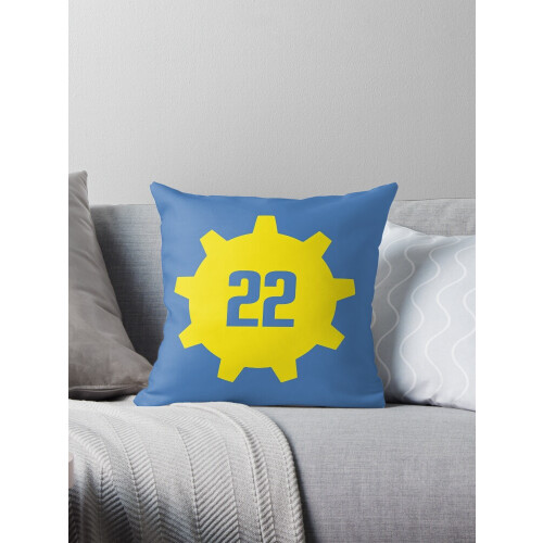 AIVO Vault22 - Capas de Almofada Decorativas Fallout para Sofá, Dupla Face