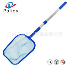 Delaman Leaf Skimmer Net, Swimming Pool Leaf Skimmer Mesh Net with Telescopic Pole Pond Tub Cleaning Tool(3 * 35cm)