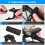 Suporte para Luz de Bicicleta - Suporte para Luzes de Bicicleta em Nylon Reforçado, Compatível com Guidão de 0,86 a 1,39 Polegadas 7