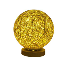 Noční lampička Specollect - Malá lampička do ložnice s USB nabíjecími porty, stmívatelná, noční stolek, ratanová noční lampička,
