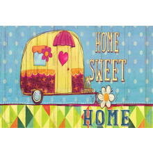 Home Sweet Home, Camper Mountain Lover Vintage metalen blikken bord voor mannen en vrouwen, wanddecoratie voor bars, restaurants, cafés en pubs, 30