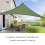 Gnobogi118x118x118in Τριγωνικό στέγαστρο για σκίαση εξωτερικού χώρου, κήπου, αυλής, 5