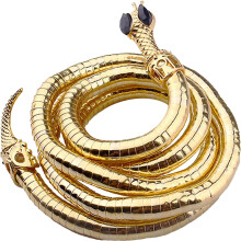 Eease Snake Bracelet Women Bangle Punk Jewelry Cuff Choker Necklace Wrap Arm Costume