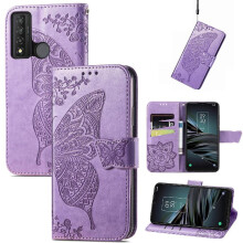 Etui til kompatibel med TCL20XE Butterfly Wallet Business Multicolor Wing