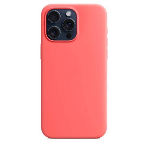 Θήκη τηλεφώνου από υγρή σιλικόνη συμβατή με iPhone15Pro Max, Magsafe & Animation, Αντικραδασμική 2