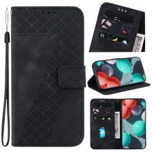 Telefoncover til Motorola Moto G5G2022, præget mønster, pung med kortholderfunktion, PU-læder, flip-fold-cover