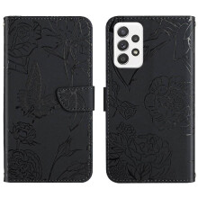 Θήκη συμβατή με Samsung Galaxy A52/A52S, Ανθεκτική σε κραδασμούς δερμάτινη θήκη PU με σχέδιο