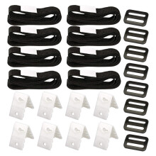 Eease Pool Solar Cover Reel Straps for In Ground Pools