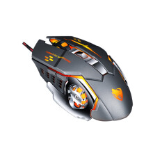 Bedrade gamingmuis met 6 knoppen, 3200 dpi, LED-verlichting, optische USB-computermuis, muis