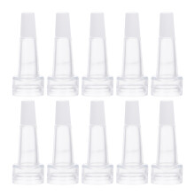 50Pcs Buidéal Beag Vial Trumpet Cap Séalaithe Glan Clúdach Cosmaideach Plaisteach
