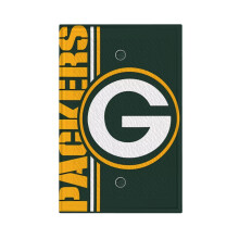 Packers Switching Lights Jednoduchý kožený vypínač s římským rámem, nástěnný panel, jednoduchý dvojitý/tahový vypínač světla