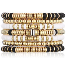 Cterwk kralenarmbanden voor dames, kleurrijke surferarmbanden, stapelbare kralen, boho armband, strand sieradenset