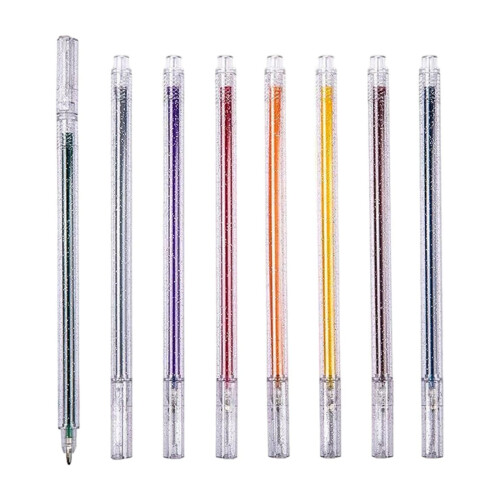 Σετ στυλό gel WinysinArt, στυλό gel dye, επαναχρησιμοποιήσιμα στυλό με γκλίτερ και παστέλ 1