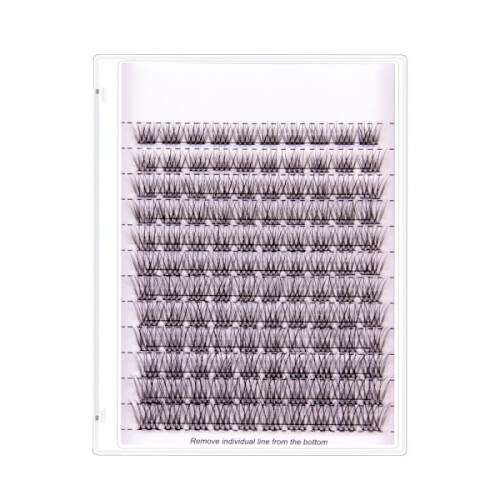 Individual false eyelashes - Set natural look volume lash - Cloud Black