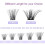 Individual false eyelashes - Set natural look volume lash - Cloud Black 3