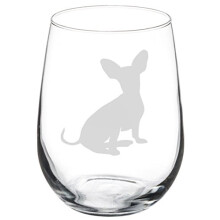 Sklenice na víno Chiweenie (17 oz bez stopky)