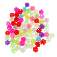 Perles rondes lumineuses décoratives pour rayons de roue de vélo roses Eease