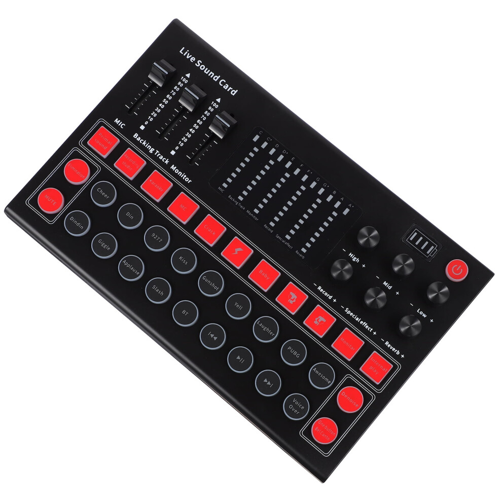 Voice Changer Portable Live Sound Audio Mixer Voice Changer Live Sound Cards 9164030764750