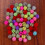 Perles rondes lumineuses décoratives pour rayons de roue de vélo roses Eease 5