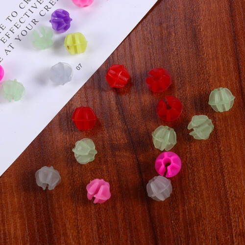 Perles rondes lumineuses décoratives pour rayons de roue de vélo roses Eease 1