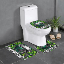 Eagles Team 3-delige badkamertapijtset, antislip badkamertapijt, 31,5 x 20 inch