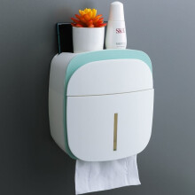 Toiletpapierhouder, toiletopbergrek, tissuehouder, perforatievrije toiletpapierhouder, waterdichte tissuehouder voor wandmontage.
