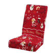 Kerststoelhoezen voor de eetkamer, elastische keukenstoelhoezen, afneembare beschermhoezen voor de eetkamerstoelen, ideaal voor de kerstperiode in