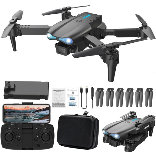 VALSEEL Drone με κάμερα FPV HD 1080P, διατήρηση ύψους, λειτουργία Headless, ρύθμιση ταχύτητας,