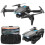 VALSEEL Drone με κάμερα FPV HD 1080P, διατήρηση ύψους, λειτουργία Headless, ρύθμιση ταχύτητας, 2