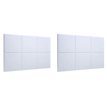 12 stk. akustisk absorpsjonspanel 12 tommer x 12 tommer x 0,4 tommer lydisolerende polstring for bassisolering for akustiske høyttalere