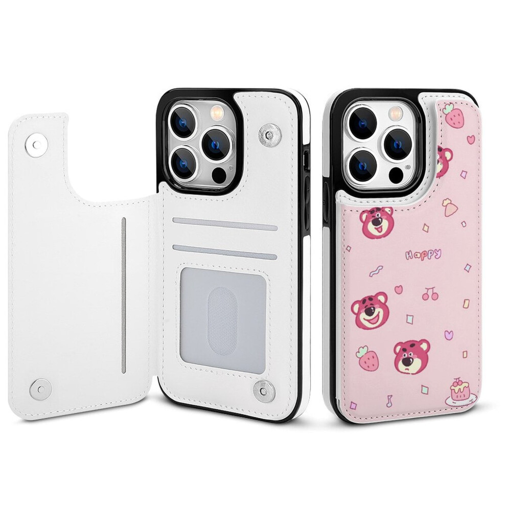 Lotso Compatible With Iphone 14 Pro Wallet Case With Card Holder, Pu Leather Folio Case With Stand, Double Magnetic Clasp, Shockproof Cover For 9164030927025