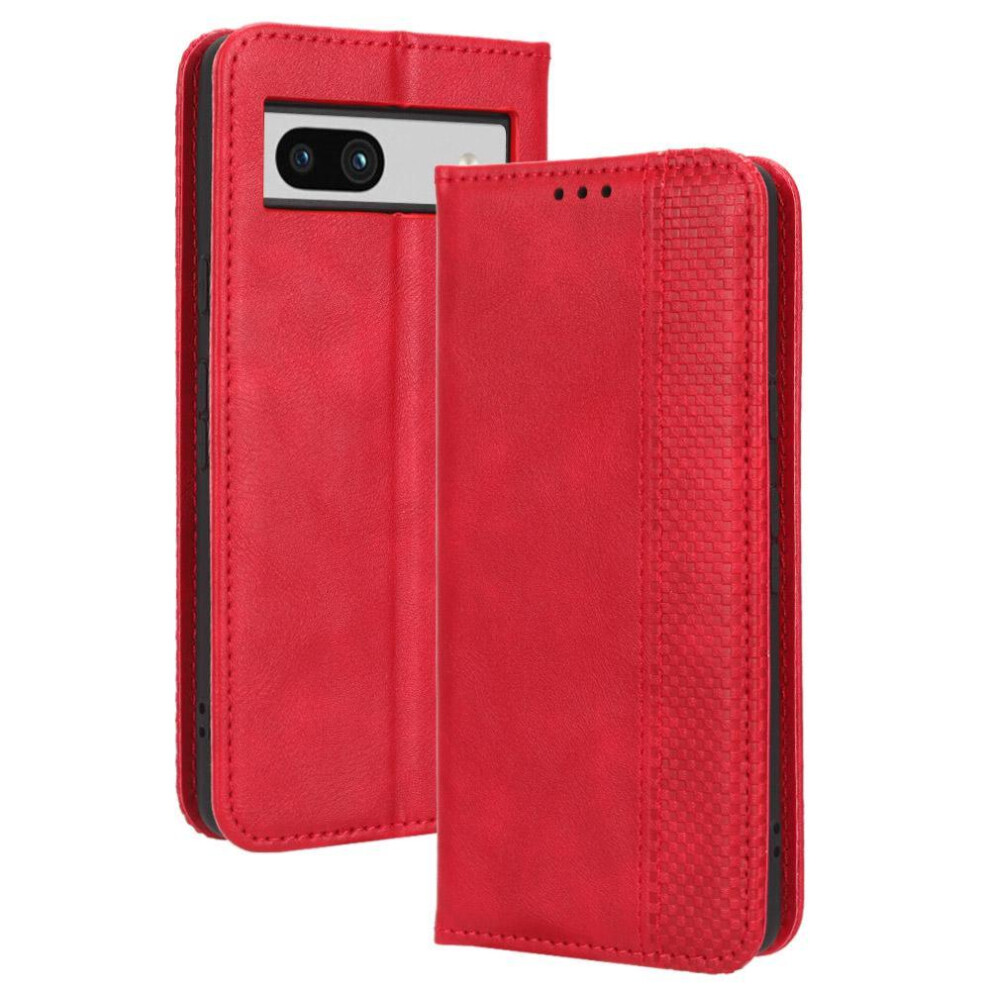 Case For Google Pixel 7A Magnetic Closure Wallet Pu Leather 9164030927070
