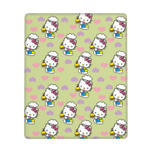 Tapis de souris carré en caoutchouc antidérapant Hello Kitty, imperméable, idéal pour la décoration de bureau, accessoires de bureau, 18 x 23 cm
