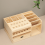 Multi-Compartment Storage Wooden Box is Suitable for Mobile Phone and Desktop Sundries Sorting and Storage Tools. 2