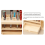 Multi-Compartment Storage Wooden Box is Suitable for Mobile Phone and Desktop Sundries Sorting and Storage Tools. 7