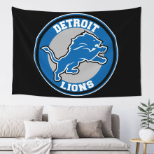 Tapisserie décorative Detroit Lions pour chambre à coucher, salon, dortoir, décoration murale élégante et populaire, 152 x 102 cm (60 x 40