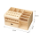Multi-Compartment Storage Wooden Box is Suitable for Mobile Phone and Desktop Sundries Sorting and Storage Tools. 5