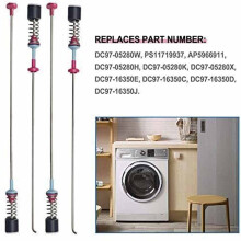Kit de 4 tiges de suspension pour lave-linge DC97-05280W, compatible avec les lave-linge Samsung.