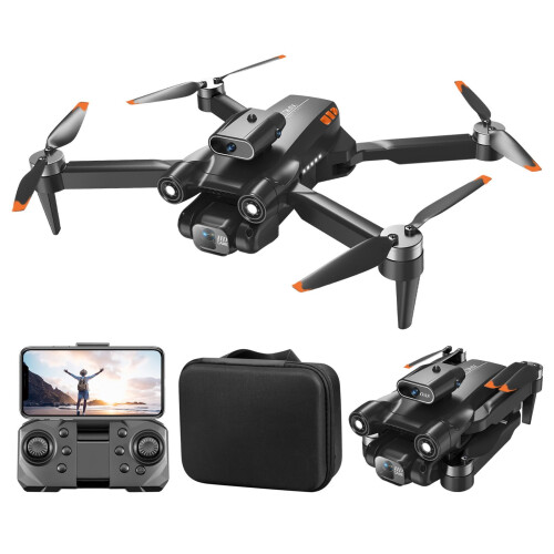 VALSEEL Drone με κάμερα HD για ενήλικες, συμβατό με τηλεχειριστήριο τετρακόπτερο, 2