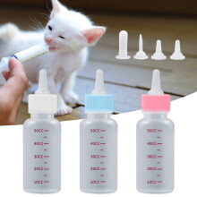 Hesroicy6Pcs50ml Lemmikkien Maitopullo Purema Kestävä Kirkas Mittakaava Pentu Kissanpentu Ruokapullo Lemmikki Kissa Koiran Ruokinta
