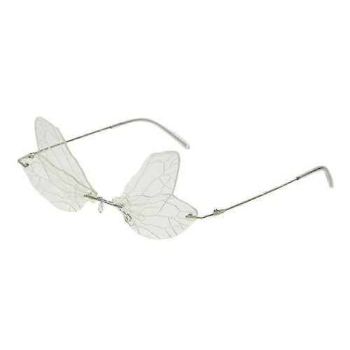 Μοντέρνα Ανδρικά Γυαλιά Ηλίου χωρίς Rimless Γυαλιά Ηλίου με Φτερά Πεταλούδας Γυαλιά
