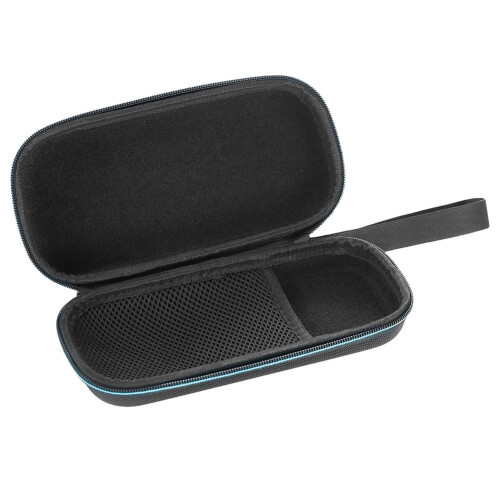Sac de rangement cylindrique pour enceinte connectée jixopn, compatible Bluetooth.