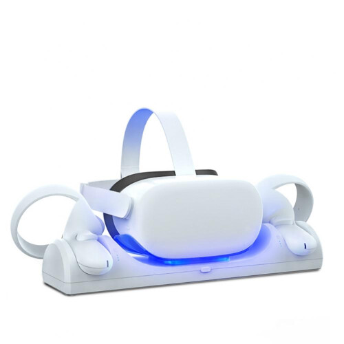 Βάση φόρτισης συμβατή με Oculus Quest2, βάση VR με γρήγορη μαγνητική φόρτιση, ένδειξη LED 1