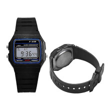 Luxusní klasické digitální hodinky F-91W Unisex Retro Vintage Sport LED Voděodolné