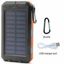 2024 Super 10000 mAh USB Portable Charger Solar Power Bank For Cell Phone