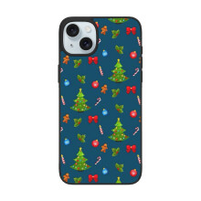Veselé Vánoce kompatibilní s iPhone 15 Pouzdro na telefon, nárazuvzdorný kryt na telefon s PC + TPU pro duální fotoaparát kompatibilní s