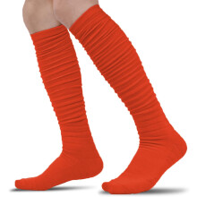 Kiibsot Scrunch Football Socks Ultra Long 1 Pair/2 Pairs Combed Cotton With Ankle Support Padded Knee High Socks for Youth Adult